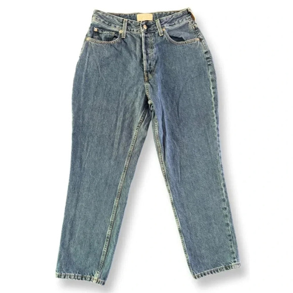 Everlane The Curvy 90s Cheeky Straight High Waist Jean Size 30 Ankle - Picture 2 of 14